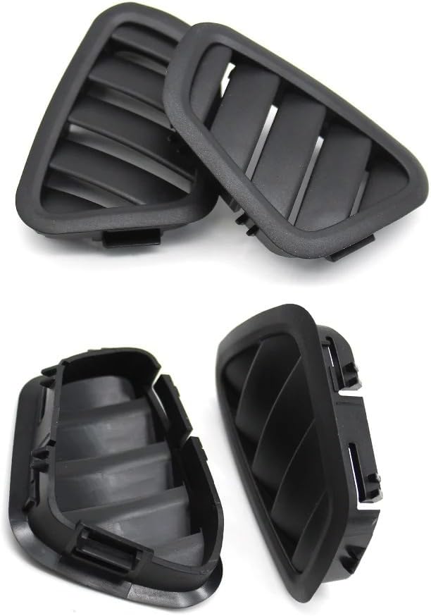 Mercedes Benz 205 Front AC Vent Dashboard Left & Right Set 2058804505 Black