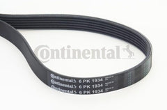 Multi Rib Belt 6PK1934 GX738620BA Compatible With JAGUAR F-PACE (X761), F-TYPE Convertible (X152), F-TYPE Coupe (X152), XE (X760), XF II (X260) (CONTINENTAL)