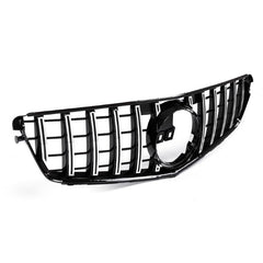 Front Bumper Grill Compatible With Mercedes Benz C Class W204 2007-2014 Front Bumper Grill W204 Grill Gtr Silver