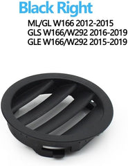 Dashboard Round AcVent Grille set Black 16683023549051 16683024549051 Compatible With Mercedes ML GL GLS GLE W166 W292