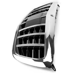 Front Bumper Grill Compatible With Mercedes S Class W222 2014-2020 Maybach Brabus Sports Gt Amg Front Bumper Panamericana Grill W222 Grill Maybach Silver