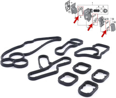 OIL COOLER PACKING 549.303 11428507621 Compatible With BMW 5-SERIES (F10) X5 (F15, F85)