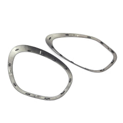 Headlight Chrome Bezel Ring Trim Black Left 51139801573 & Right 51139801574 Compatible With MINI COOPER R60