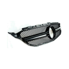 Front Bumper Grill Compatible With Mercedes Benz C Class W205 2014-2019 Front Bumper Grill W205 Grill Amg Black