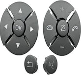 W221 Steering Wheel Buttons (new model) Gray 22182157517251 22182158517251 Mercedes Benz S/CL Class W221 W216