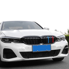 Front Bumper Grill Compatible With Bmw 3 Series G20 2018-2021 Front Bumper Grill M Colour
