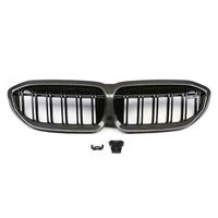 Bumper Grill Compatible With Bmw 3 Series G20 2018-2021 Front Bumper Grill Carbon Fiber Look