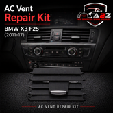 Front Left AC Conditioner Air Vent Grill Outlet Tab Clip Repair Kit 64229184143-F Compatible With BMW X3 F25 Tag-ACR-20