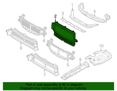 Radiator Support Air Duct 31425367 Compatible With VOLVO XC60 (2018-2025)