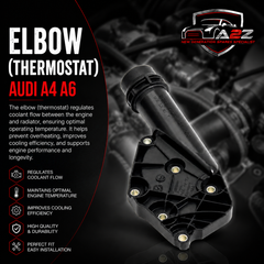 Elbow (Thermostat) 06E121168 06E121168B 06E121161R 06E121161R 06E121168B For AUDI A4 A6 Tag-E-47