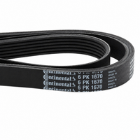 Multi Rib Belt 6PK1670 CX238620AA Compatible With JAGUAR XF I (X250) (CONTINENTAL) AUDI MERCEDES BENZ