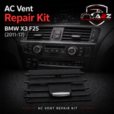 Front Right AC Conditioner Air Vent Grill Outlet Tab Clip Repair Kit 64229184144-F Compatible With BMW X3 F25 Tag-ACR-21