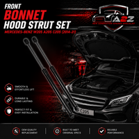 Front Bonnet Hood Strut Left 2059800064 2059801364 & Right 2059800164 2059801464 Compatible With MERCEDES-BENZ C-CLASS (W205) & C-CLASS Convertible (A205) & C-CLASS Coupe (C205)