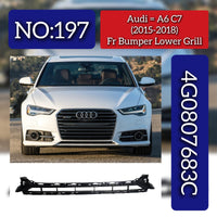 Front Bumper Grille 4G0807683C Compatible With Audi A6 (2015-18) Tag No.197