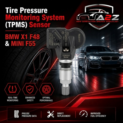 Tire Pressure Monitoring System (TPMS) Sensor 36106881891 Compatible With BMW X1 F48 & MINI F55 Tag-TS-14
