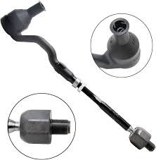 Front Steering Tie Rod End Head Assembly (Rack End & Tie Rod End) Right & Left Set 32103444999 Compatible With BMW X3 (E83)