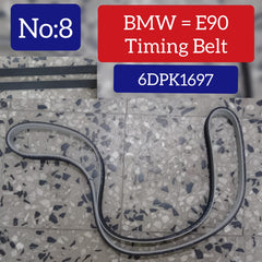 Timing Belt 6DPK1697 11287800341 11288506993 11288512068 Compatible With BMW 3 Series (E90) & 3 Convertible (E93) Tag-BEL-08