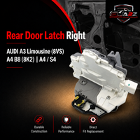 Rear Door Latch Right 8J2839016F Compatible With AUDI A3 Limousine (8VS) A4 B8 (8K2) | A4 / S4