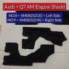 Engine Shield Left 4M0825213G & Right 4M0825214G Compatible With Audi Q7 4M Tag No.8-9
