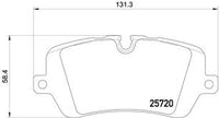Rear Brake Pad LR036574 2572001 P44021 Compatible With LAND ROVER RANGE ROVER SPORT II L494 & DISCOVERY V (L462) & RANGE ROVER IV L405