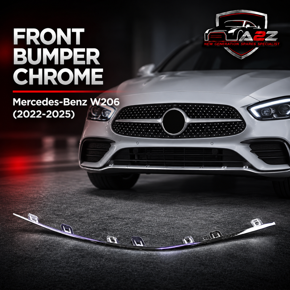 Front Bumper Chrome Left 2068854102 & Right 2068854202 Compatible With Mercedes-Benz C-CLASS W206 (2022-2025) Tag No.269