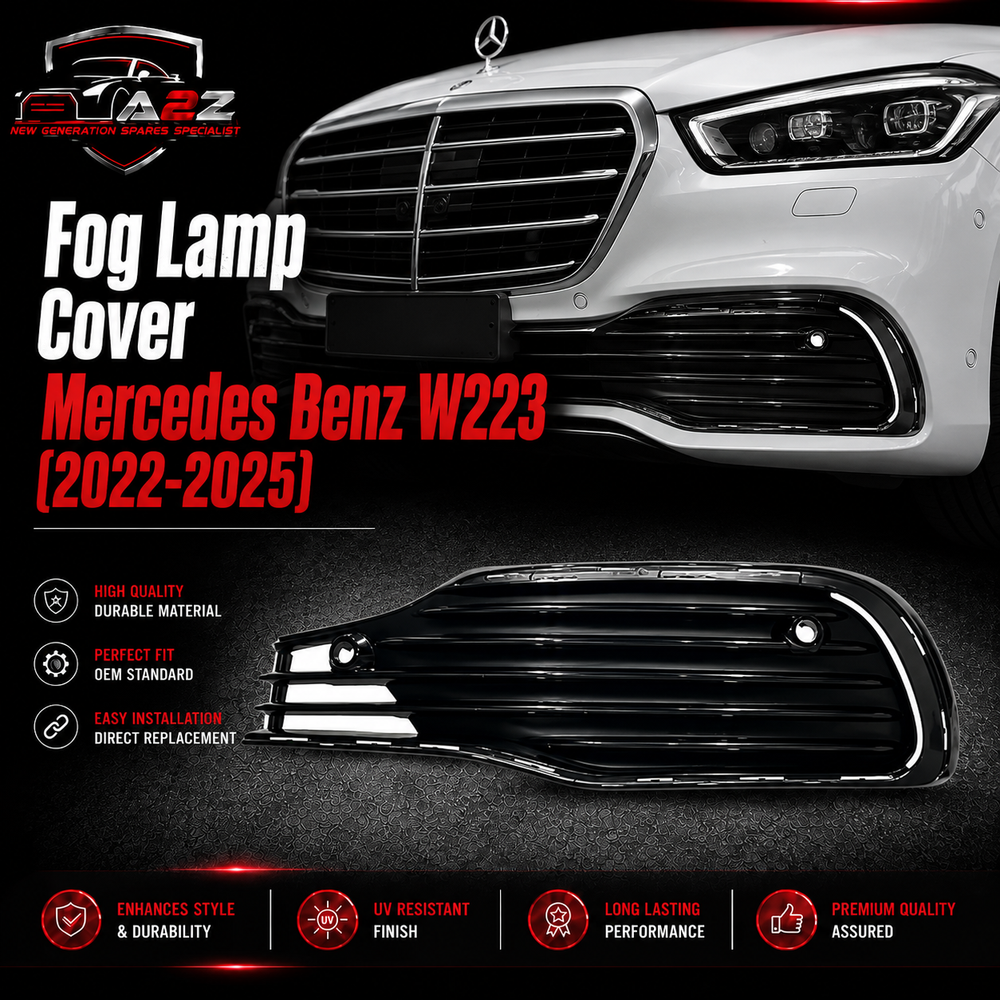 Fog Lamp Cover Left 2238855303 & Right 2238855403 Compatible With Mercedes Benz (W223) S-Class (2022-2025) Tag No.381