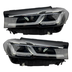 Complete Headlight Assy Left 63119479261 & Right 63119479262 (Without Blaster) Compatible With BMW 5 Series G30 (2021-2023) Tag No.65