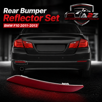 Rear Bumper Reflector Compatible With BMW 5 Series F10 2011-2013 Rear Bumper Reflector Left 63147203237 & Right 63147203238 Tag-RB-63