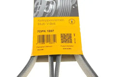 Multi Rib Belt 7DPK1697 11287808107 Compatible With BMW 5 (F10) (CONTINENTAL)