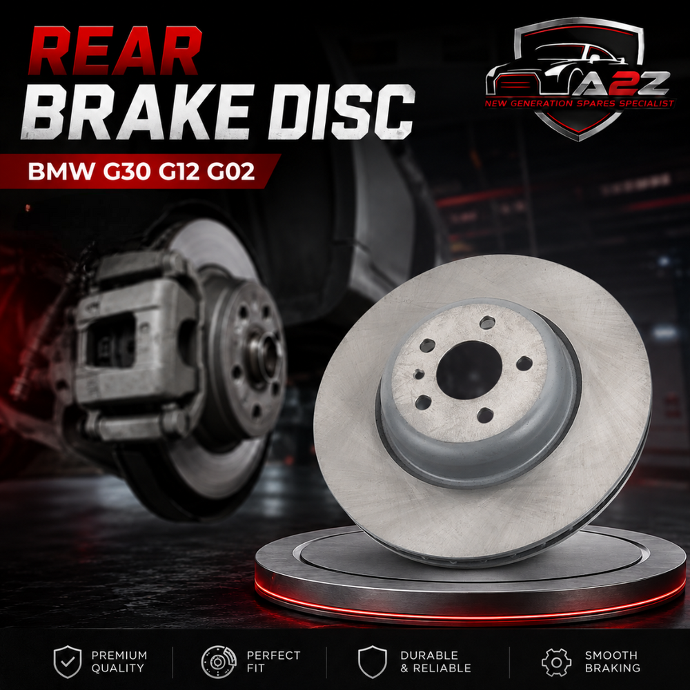 Rear Brake Disc Set 34216860925 Compatible With BMW G30 G12 G02