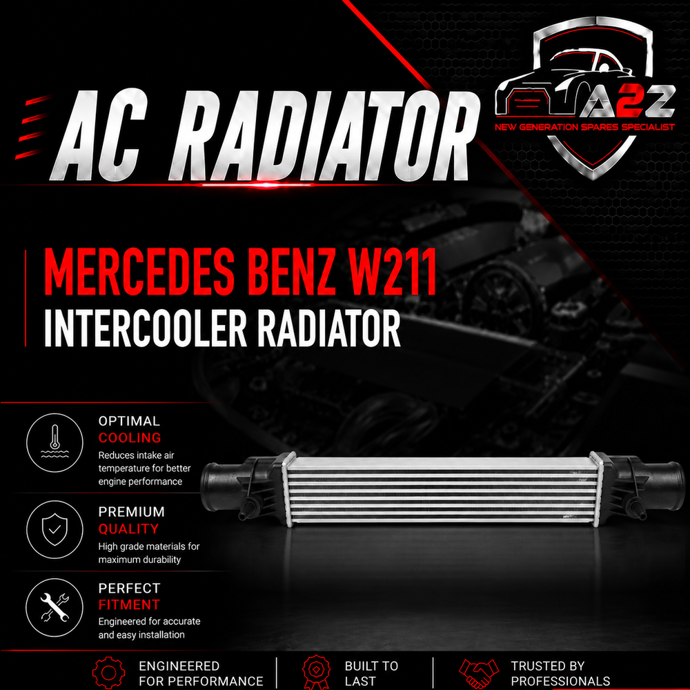 Radiator Intercooler 2115001102 Compatible With Mercedes Benz W211