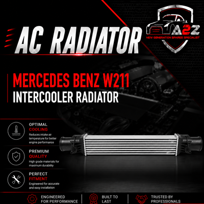Radiator Intercooler 2115001102 Compatible With Mercedes Benz W211