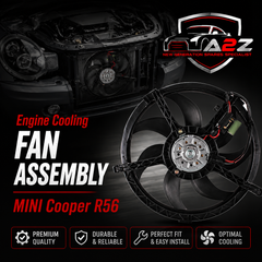 Engine Cooling Fan Assembly 17427535100 Compatible With MINI Cooper R56