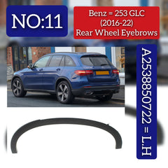 Rear Left Wheel Arch (EYEBROW) 2538850722 Compatible With MERCEDES BENZ GLC X253 2016-2022 Tag No.11