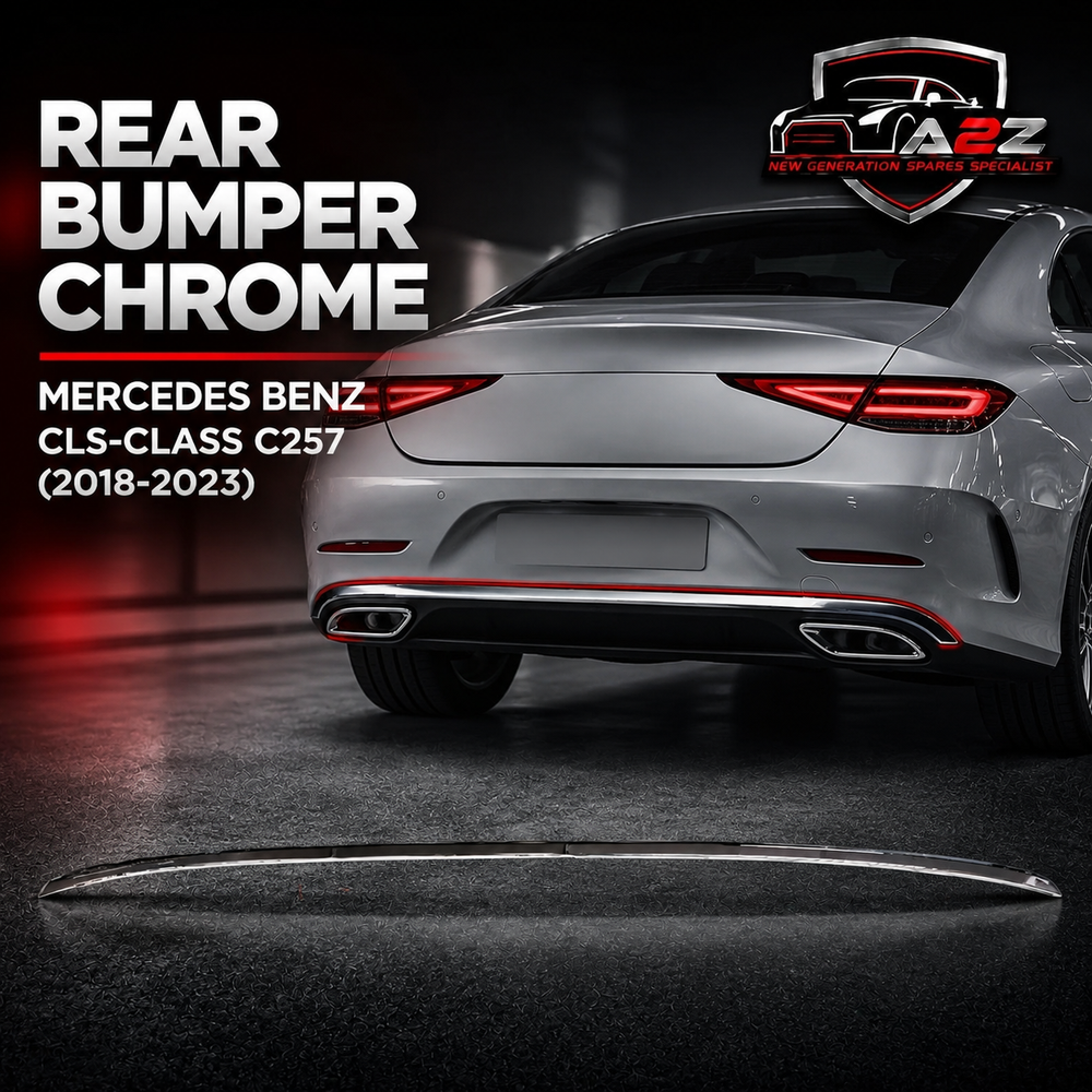 Rear Bumper Chrome 2578856600 Compatible With Mercedes Benz CLS-CLASS C257 Tag No.251