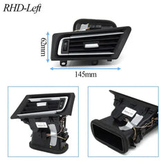 BMW 7 Series F01 F02 F03 F04 Black AC Vent Grille Set 64229115860 64229115862 64229115861