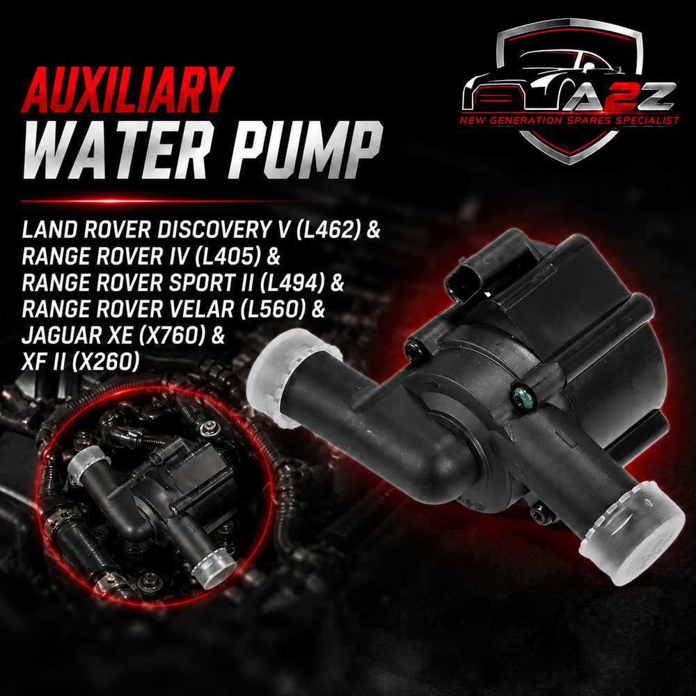 Auxiliary Water Pump LR039070 T4N8150 CPLA18D474AA Compatible With LAND ROVER DISCOVERY V (L462) & RANGE ROVER IV (L405) & RANGE ROVER SPORT II (L494) & RANGE ROVER VELAR (L560) & JAGUAR XE (X760) & XF II (X260) Tag No.25