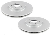 Front Brake Disc Set 34116865713 Compatible With BMW X1 F48