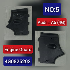 Front Underbody Shield Panel Right 4G0825202 Compatible With AUDI A6 C7 (4G2, 4GC) | A6 / S6 & A6 C7 Avant (4G5, 4GD) | A6 / S6 Tag No.5