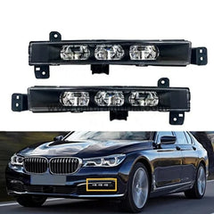 Fog Lamp Fog Light Compatible With BMW 7 Series G11, G12 2016-2019 Fog Lamp Fog Light Left 63177342953 & Right 63177342954 Tag-FO-64