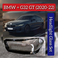 Front Headlight Glass Compatible With BMW 6 Series G32 GT (2020-2022)