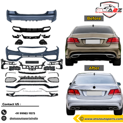 Complete Conversion Bumper Kit Compatible With Mercedes Benz E Class W212 Lci (2014-2016) Upgrade To Amg E63 Amg (Shipping Cost Not Included In Price)