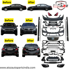 Complete Convertion Body Kit Compatible With Mercedes Benz S Class W222 (2014-2017)Upgrade Το Mercedes Benz S Class W222 Lci 2018+ Lci Amg S63 (Shipping Cost Not Included In Price)