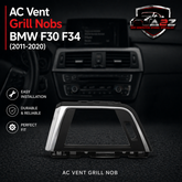 Front Ac Vent Outer Frame Matt Chrome 64229346226 Compatible With BMW 3-Series F30 & F34 GT