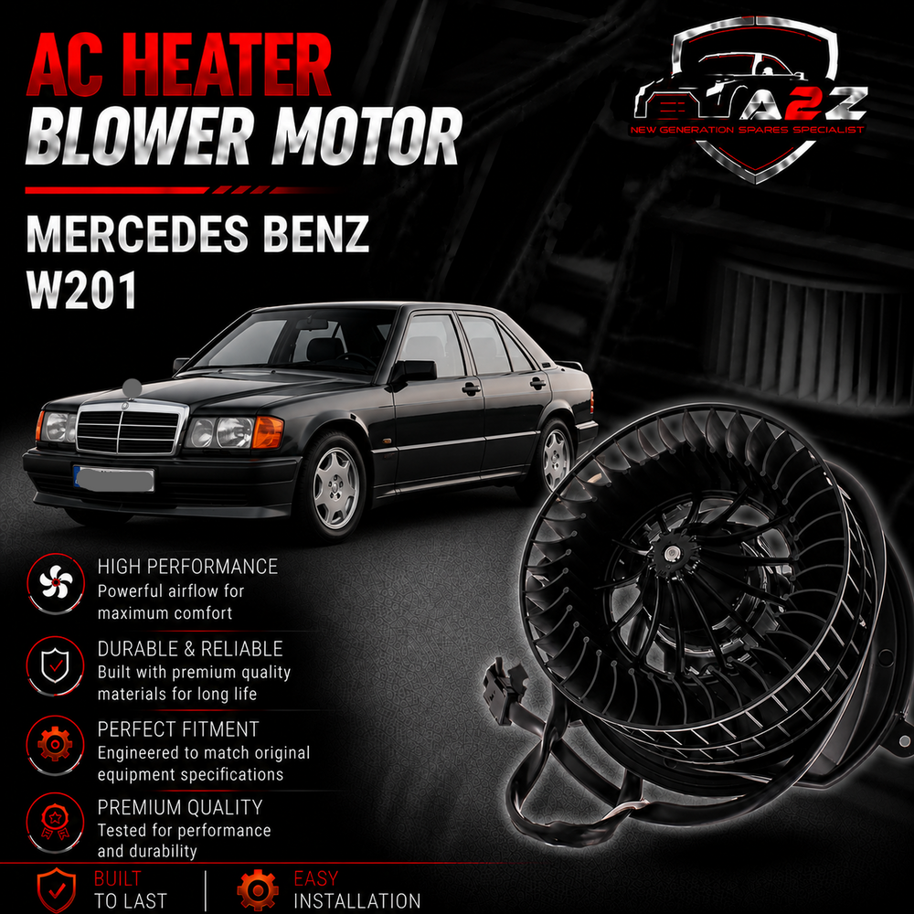 Interior Heater Blower Motor 2018204542 Compatible With Mercedes Benz W201