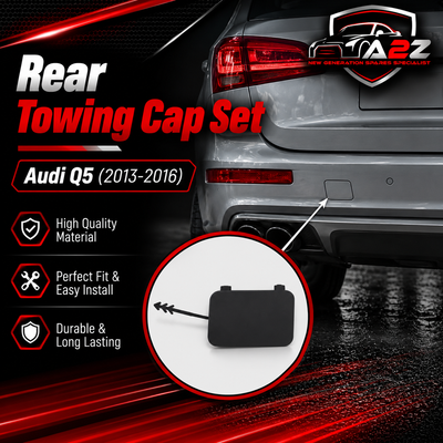 Rear Towing Cap Set. 8R0807449 = L.H, 8R0807450 = R.H. Compatible With Audi Q5 (2013-2016) Tag 92