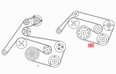 Multi Rib Belt 6PK2315 A0119979692 Compatible With MERCEDES-BENZ E-CLASS (W212) (CONTINENTAL)