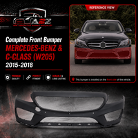 Complete Front Bumper A2058801840 2058801840 A2058802440 Compatible With MERCEDES-BENZ & C-CLASS (W205) Tag No.272