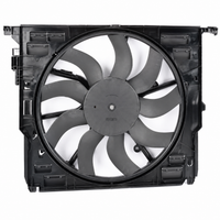 Engine Radiator Cooling Fan Assembly 17427599494 17427647652 17428509742 Compatible With BMW 5 Series (F10) & 5 Gran Turismo (F07) & 7 Series (F01, F02, F03, F04)