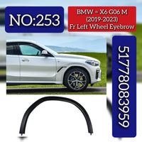 Front Left Wheel Eyebrow 51778083959 Compatible With BMW X6 G06 M (2019-23) Tag No.253